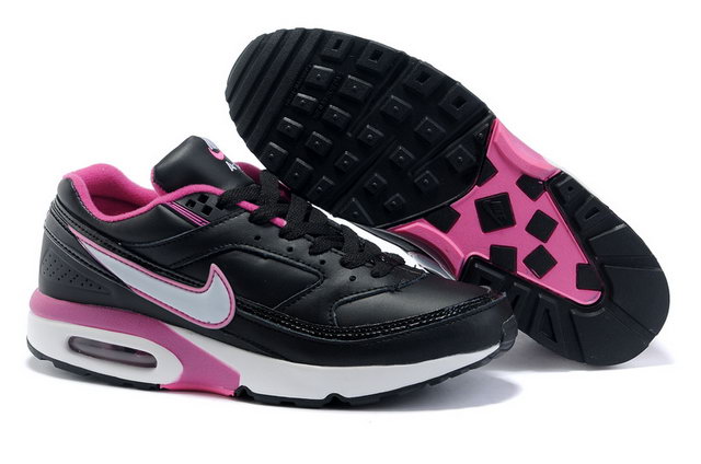 Nike Air Max Classic BW Black White Pink Shoes - Click Image to Close